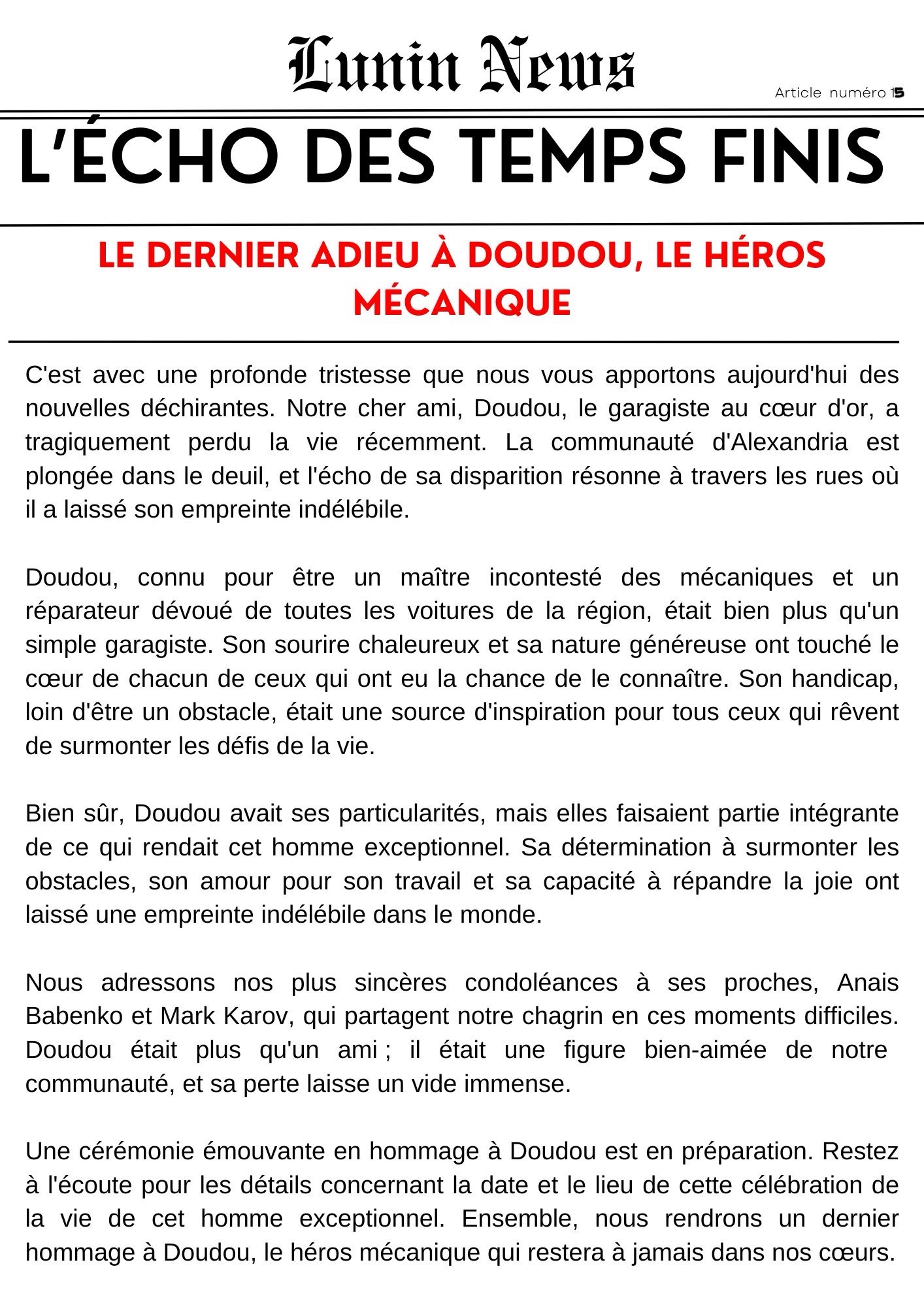 Illustration de Article 15